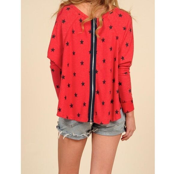 Vintage Havana Hawaiian Print Zip Back Sweater - Picture 11 of 11